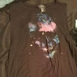 Galaxy skull tank